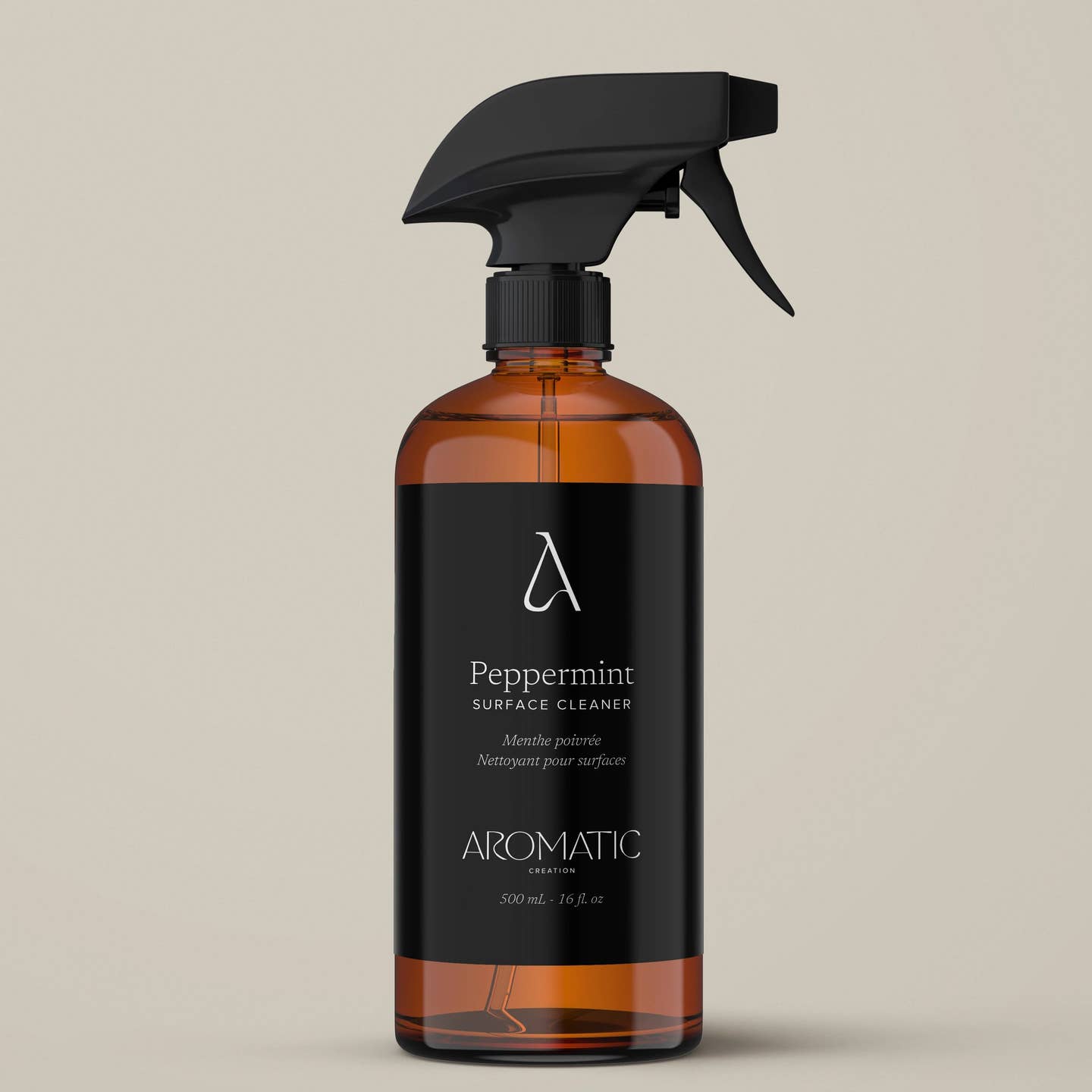 Peppermint Surface Cleaner 500 Ml (16 Fl. oz) Glass Bottle