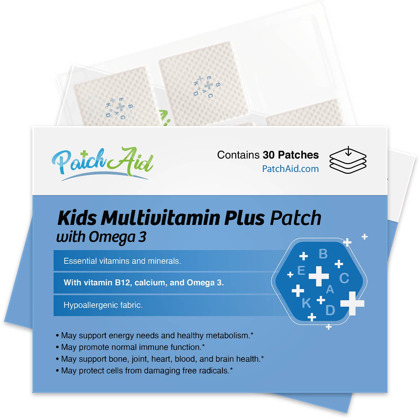 Kids Multivitamin Plus with Omega-3 Topical Patch