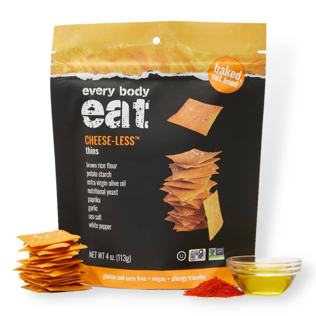 Cheese-Less Snack Thins by Every Body Eat